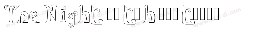The Night Watch Font字体转换
